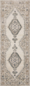 Rich in cozy oatmeal and refined ivory hues with contemporary detail, the Teagan TEA-02 Oatmeal / Ivory Area Rug is a power-loomed polypropylene and polyester area rug built for style and comfort