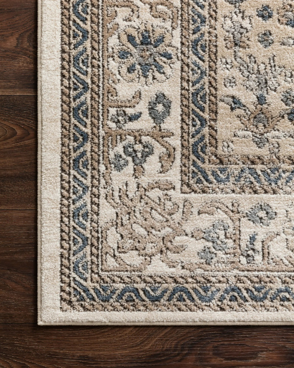 Teagan TEA-02 Oatmeal / Ivory Area Rug by Loloi