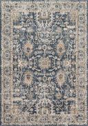 The Teagan TEA-03 Denim / Pebble Area Rug offers casual denim and subtle pebble sophistication and contemporary charm in a power-loomed polypropylene and polyester area rug