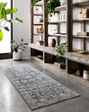 The Teagan TEA-03 Denim / Pebble Area Rug offers casual denim and subtle pebble sophistication and contemporary charm in a power-loomed polypropylene and polyester area rug