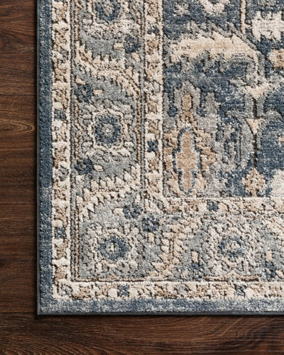 Teagan TEA-03 Denim / Pebble Area Rug by Loloi