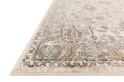 Expertly crafted as a power-loomed polypropylene and polyester area rug with contemporary artistry, the Teagan TEA-03 Ivory / Sand Area Rug captures refined ivory and sandy tones beautifully