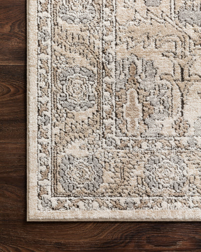 Expertly crafted as a power-loomed polypropylene and polyester area rug with contemporary artistry, the Teagan TEA-03 Ivory / Sand Area Rug captures refined ivory and sandy tones beautifully