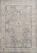 The Teagan TEA-04 Sky / Natural Area Rug brings breezy sky-blue and warm natural character and contemporary flair to your home in a power-loomed polypropylene and polyester area rug