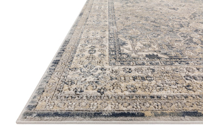 The Teagan TEA-04 Sky / Natural Area Rug brings breezy sky-blue and warm natural character and contemporary flair to your home in a power-loomed polypropylene and polyester area rug