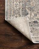 The Teagan TEA-04 Sky / Natural Area Rug brings breezy sky-blue and warm natural character and contemporary flair to your home in a power-loomed polypropylene and polyester area rug