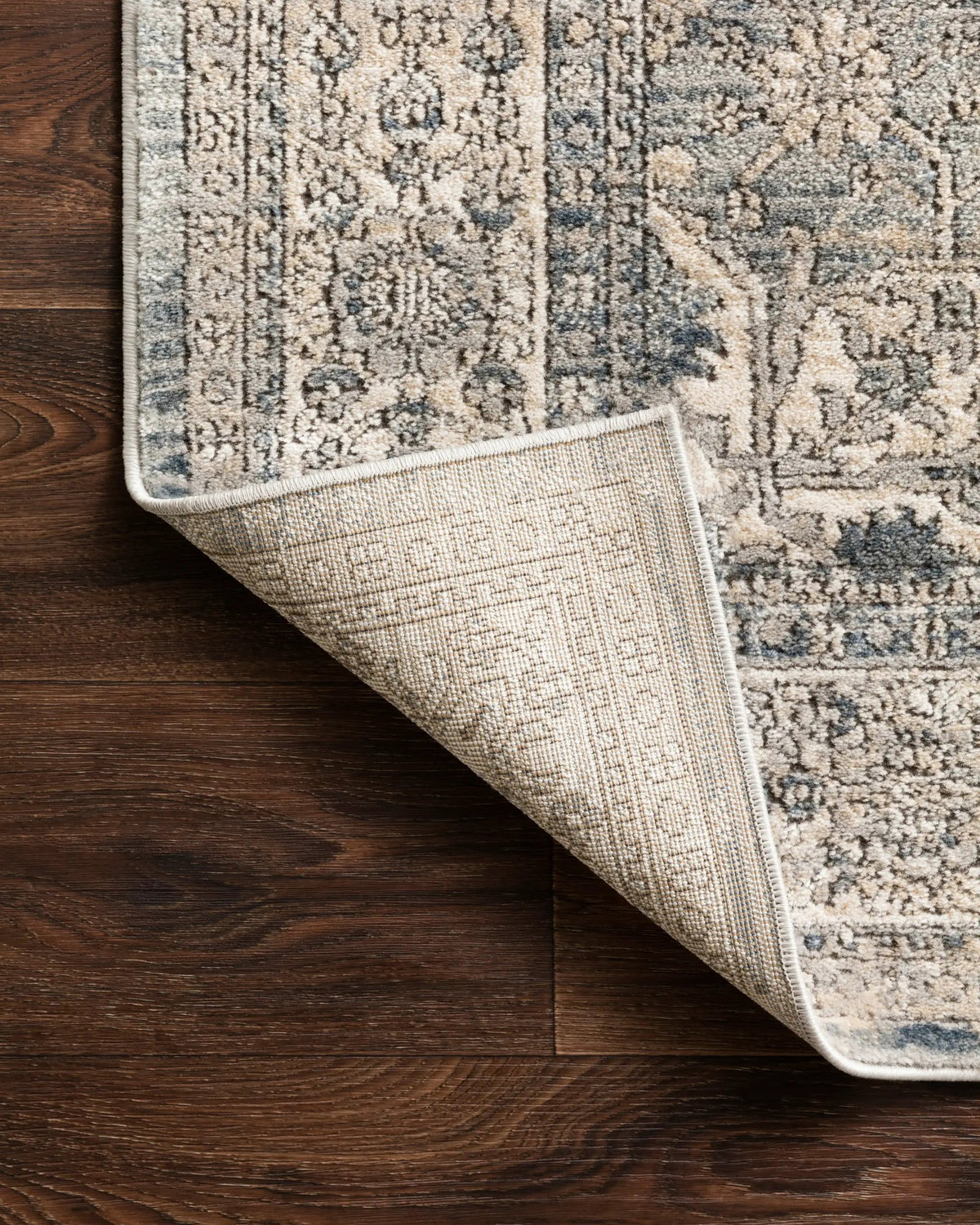 Teagan TEA-04 Sky / Natural Area Rug by Loloi