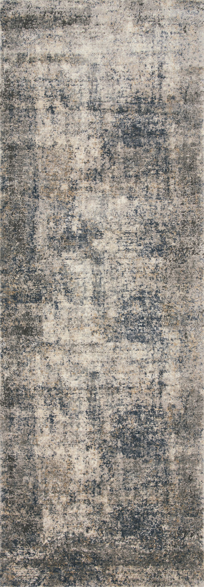 Finished in casual denim and cool slate tones with contemporary styling, the Teagan TEA-05 Denim / Slate Area Rug is a power-loomed polypropylene and polyester area rug for modern living