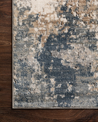 A power-loomed polypropylene and polyester area rug with contemporary design in sandy and soft misty hues, the Teagan TEA-06 Sand / Mist Area Rug is a standout in any décor