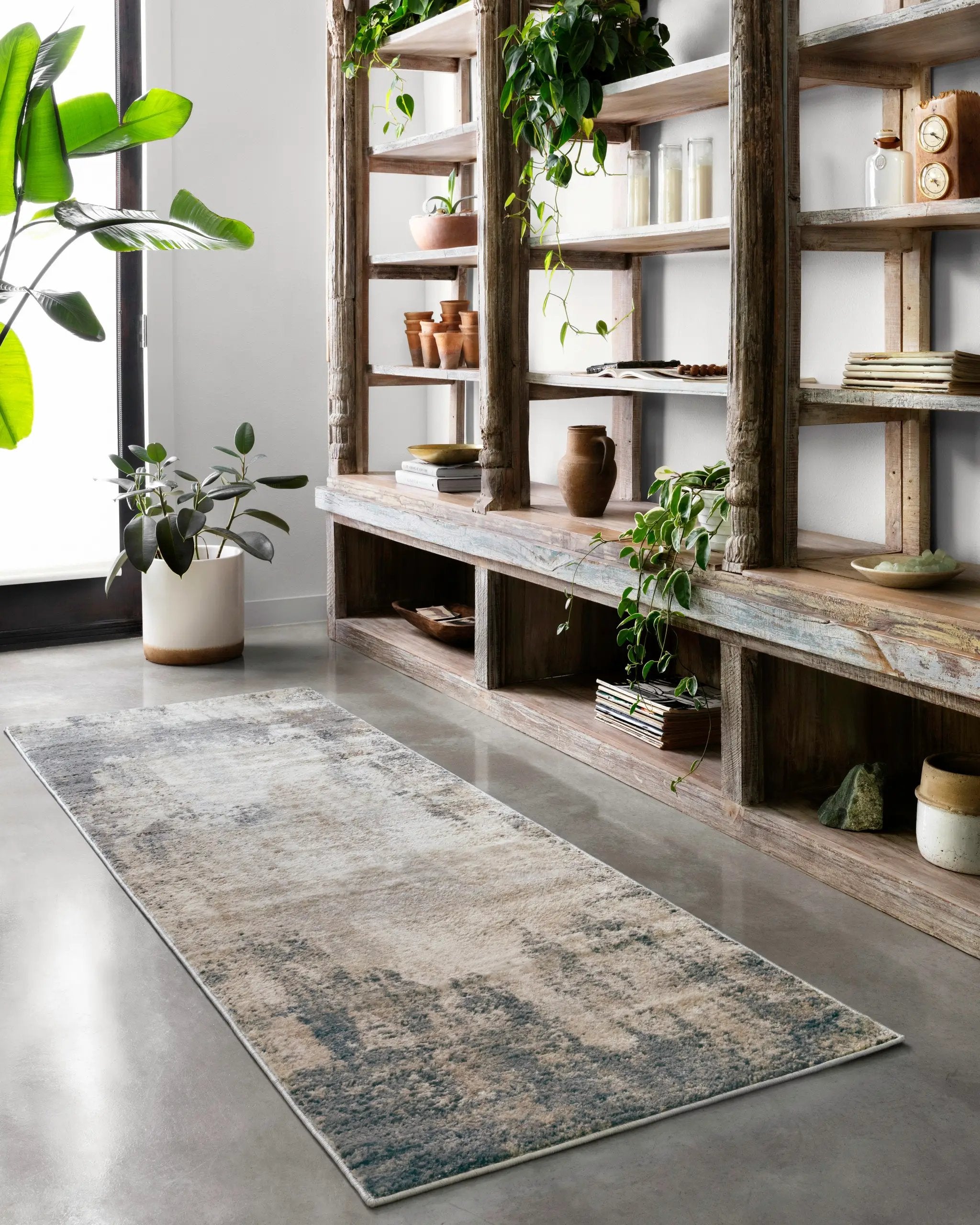 Teagan TEA-08 Ivory / Mist Area Rug by Loloi