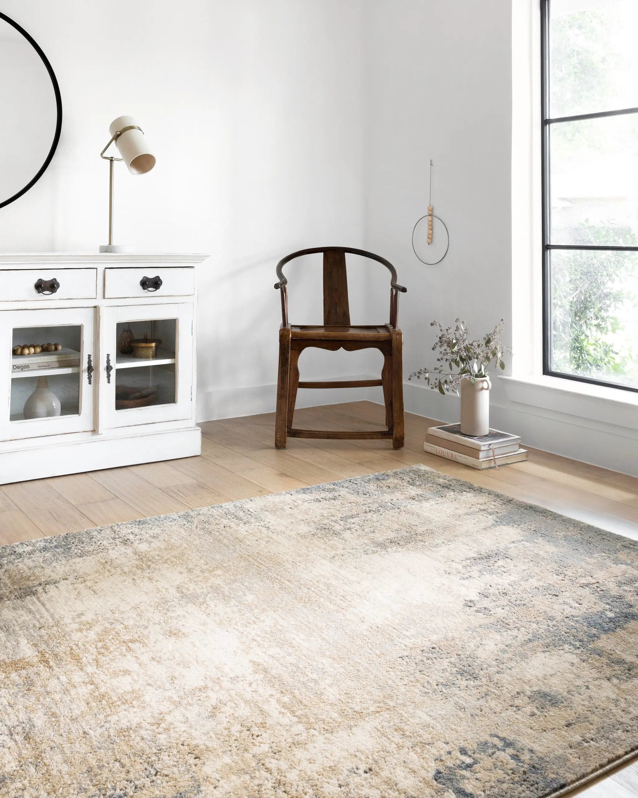 Teagan TEA-08 Ivory / Mist Area Rug by Loloi