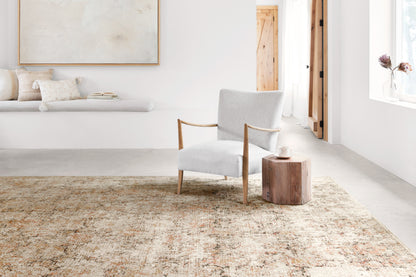 A power-loomed polyester pile and rayon area rug in versatile taupe and radiant gold tones, the Theia THE-02 Taupe / Gold Area Rug grounds your room beautifully
