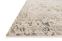 Layered in vibrant multi-toned and warm natural hues, the Theia THE-04 Multi / Natural Area Rug is a power-loomed polyester pile and rayon area rug perfect for any setting
