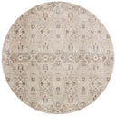 Featuring striking granite and refined ivory hues, the Theia THE-06 Granite / Ivory Area Rug is a power-loomed polyester pile and rayon area rug for any room