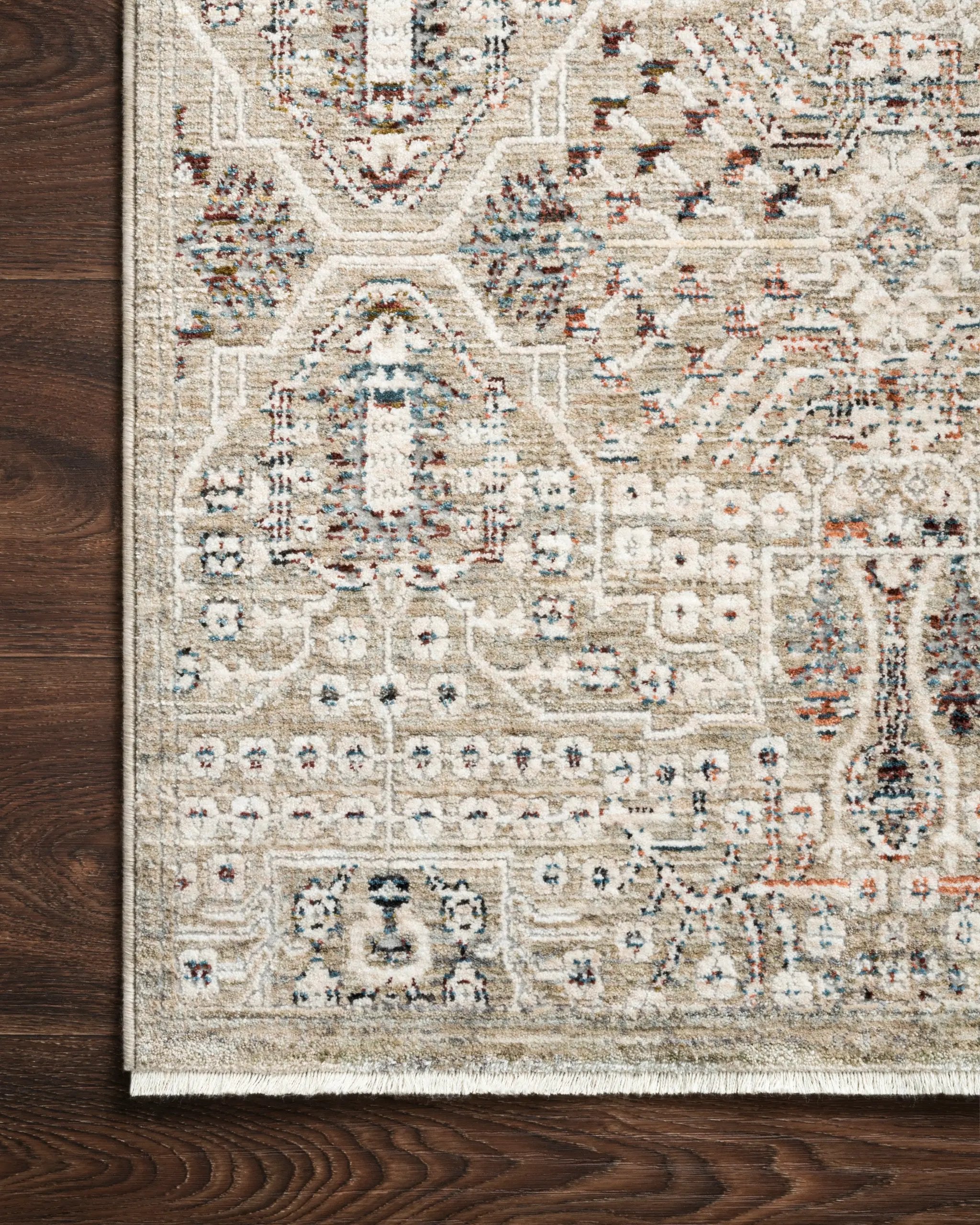 Theia THE-06 Granite / Ivory Area Rug by Loloi