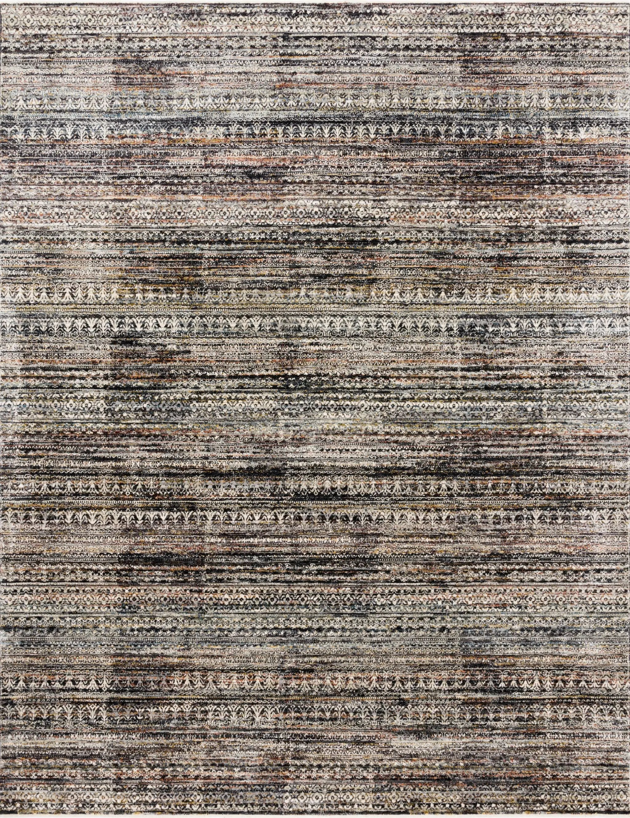 Theia THE-08 Grey / Multi Area Rug by Loloi