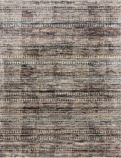 The Theia THE-08 Grey / Multi Area Rug pairs elegant grey and vibrant multi-toned tones with a power-loomed polyester pile and rayon area rug for lasting style