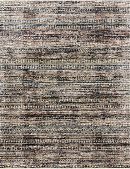 The Theia THE-08 Grey / Multi Area Rug pairs elegant grey and vibrant multi-toned tones with a power-loomed polyester pile and rayon area rug for lasting style