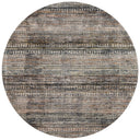The Theia THE-08 Grey / Multi Area Rug pairs elegant grey and vibrant multi-toned tones with a power-loomed polyester pile and rayon area rug for lasting style