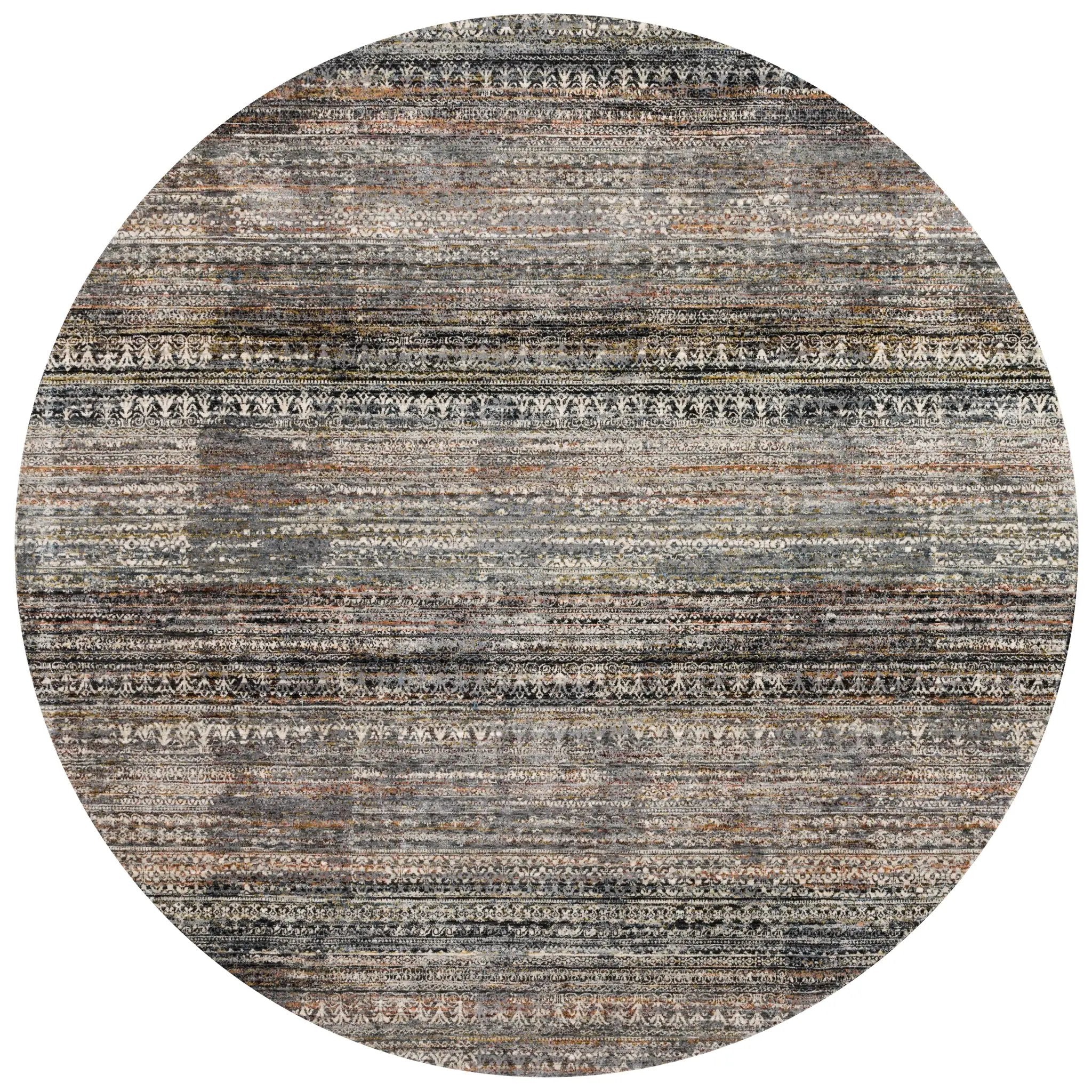 Theia THE-08 Grey / Multi Area Rug by Loloi