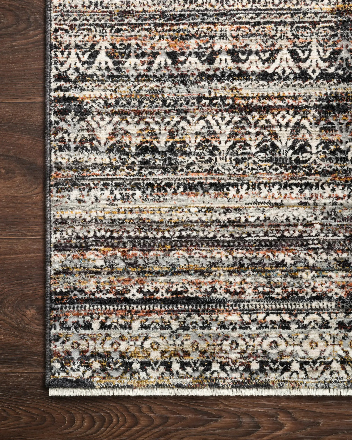 Theia THE-08 Grey / Multi Area Rug by Loloi