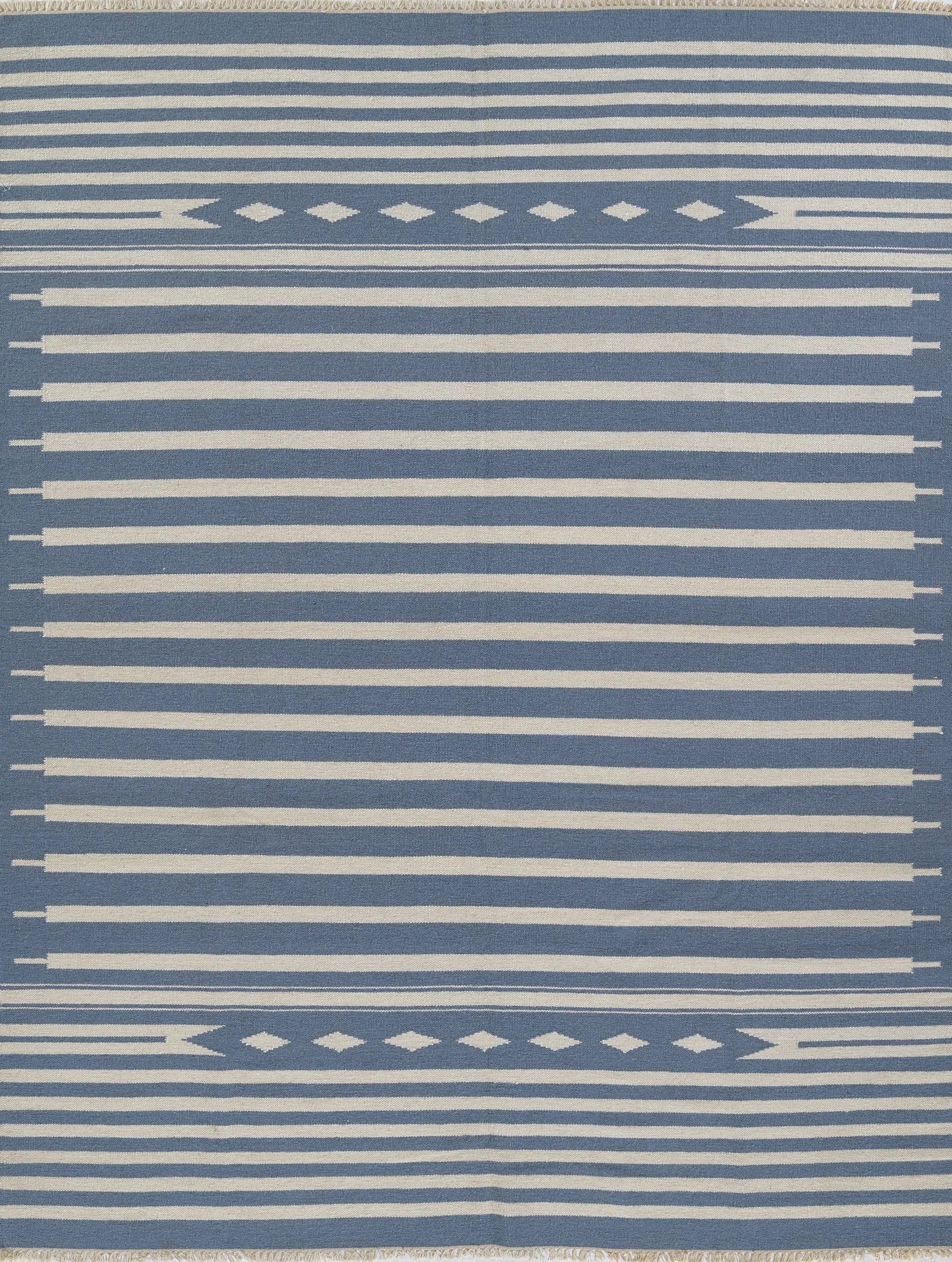 Thompson THO-1 (Billings) Light-Blue Area Rug by Erin Gates by Momeni