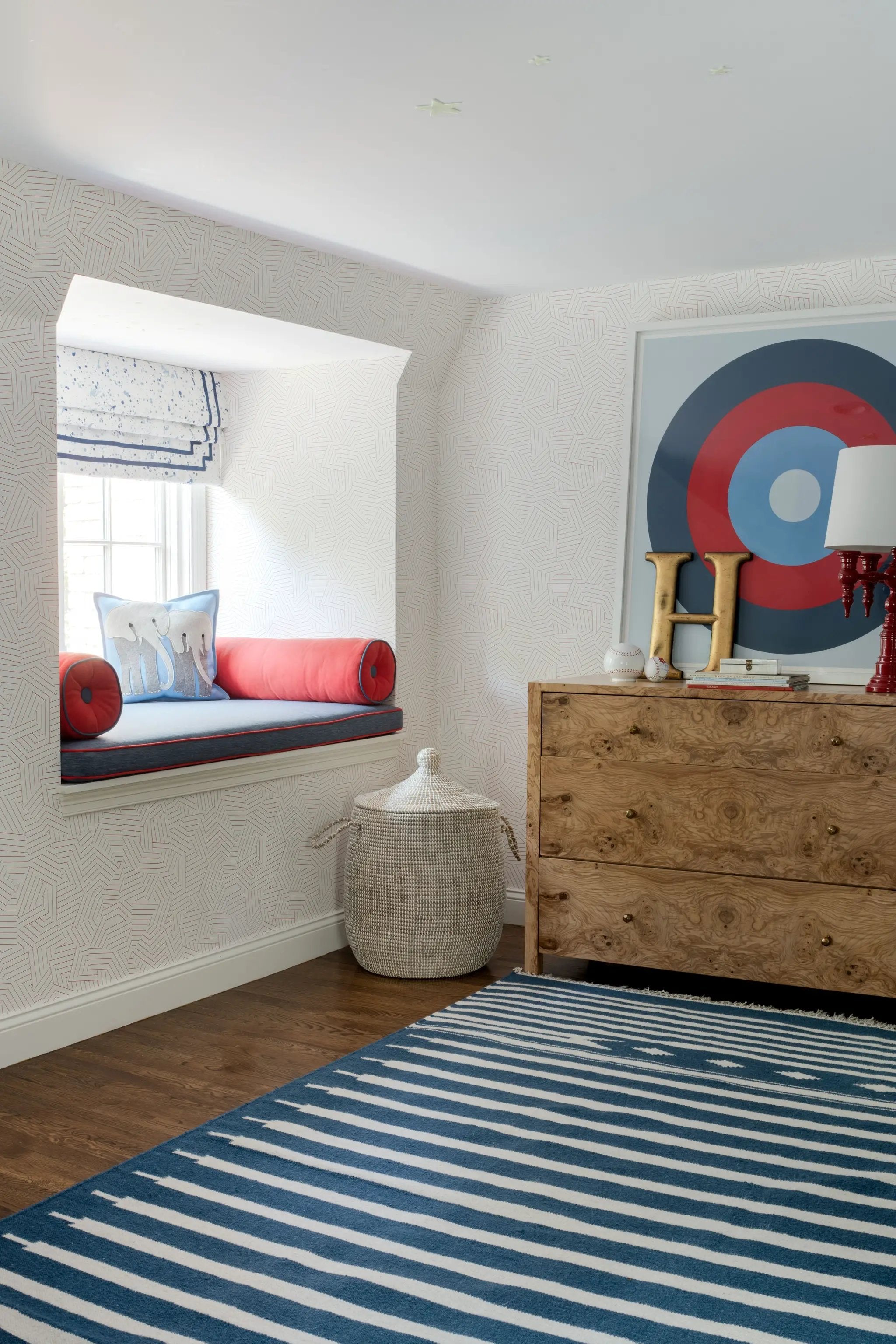 Thompson THO-1 (Billings) Light-Blue Area Rug by Erin Gates by Momeni