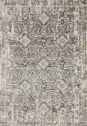The Theory THY-03 Natural / Grey Area Rug blends warm natural and elegant grey tones and transitional motifs into a power-loomed polypropylene and polyester area rug with timeless appeal