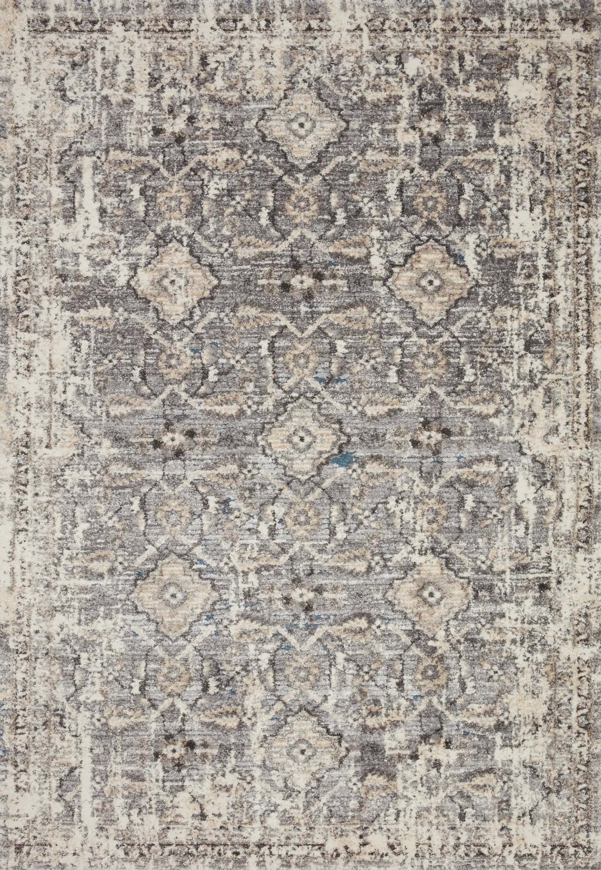 Theory THY-03 Natural / Grey Area Rug by Loloi