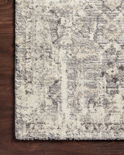 The Theory THY-03 Natural / Grey Area Rug blends warm natural and elegant grey tones and transitional motifs into a power-loomed polypropylene and polyester area rug with timeless appeal