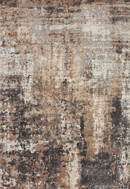 A stunning power-loomed polypropylene and polyester area rug with transitional detail, the Theory THY-04 Taupe / Grey Area Rug features versatile taupe and elegant grey tones for a polished look