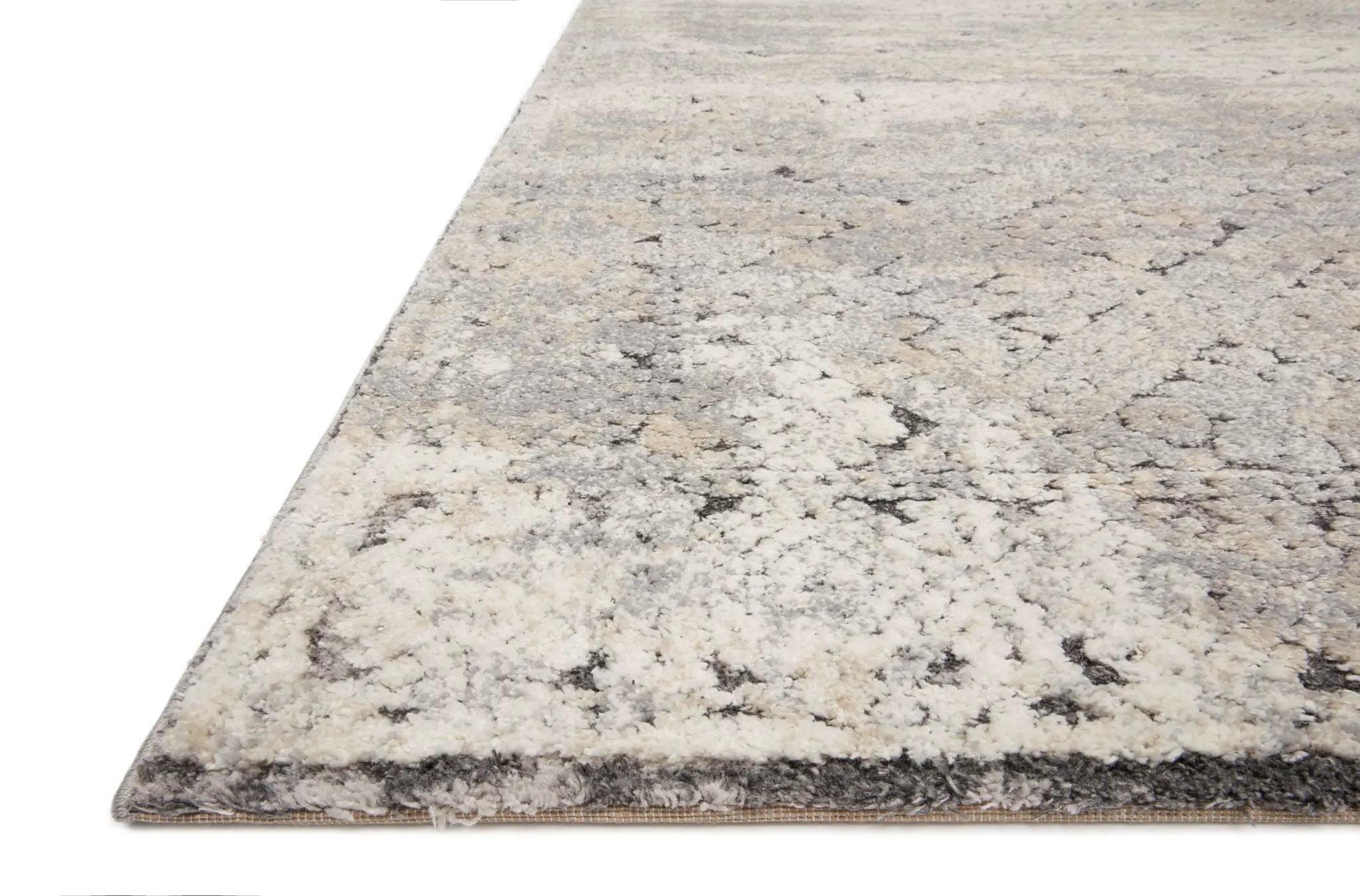 Theory THY-05 Grey / Sand Area Rug by Loloi