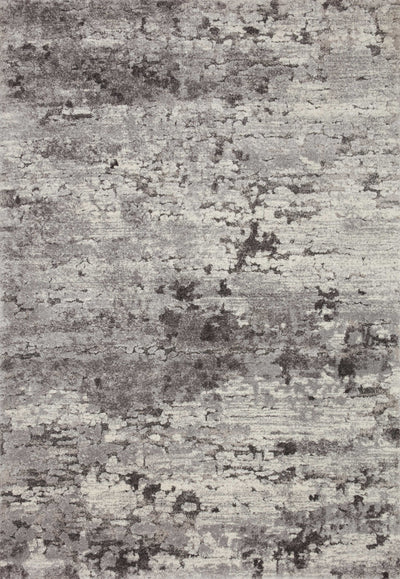 A power-loomed polypropylene and polyester area rug featuring transitional design and deep charcoal and elegant grey tones, the Theory THY-08 Charcoal / Grey Area Rug adds character to any room