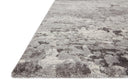 A power-loomed polypropylene and polyester area rug featuring transitional design and deep charcoal and elegant grey tones, the Theory THY-08 Charcoal / Grey Area Rug adds character to any room