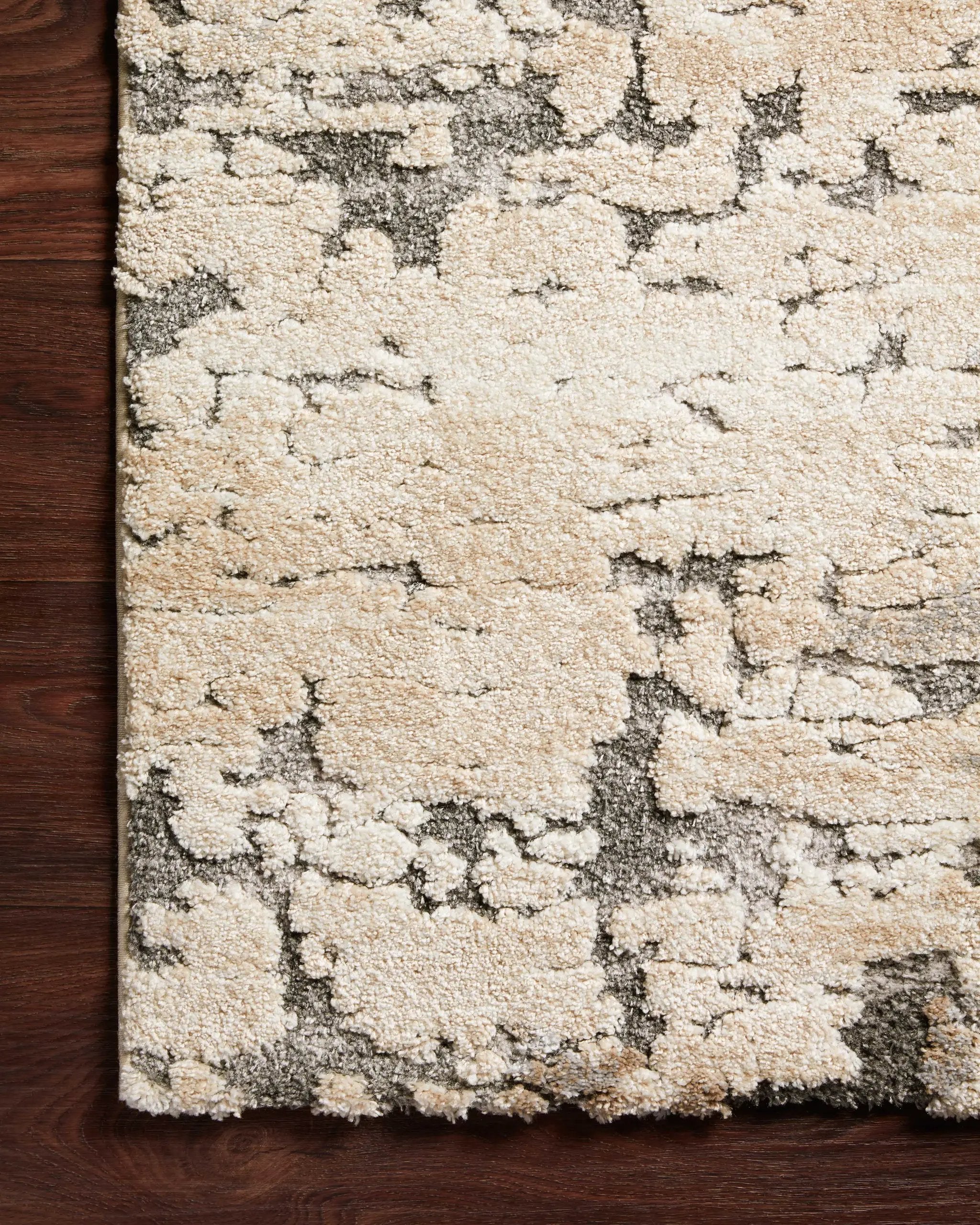 Theory THY-08 Taupe / Grey Area Rug by Loloi