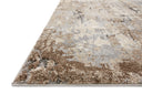 The Theory THY-09 Dove / Bark Area Rug offers gentle dove and grounded bark sophistication and transitional charm in a power-loomed polypropylene and polyester area rug