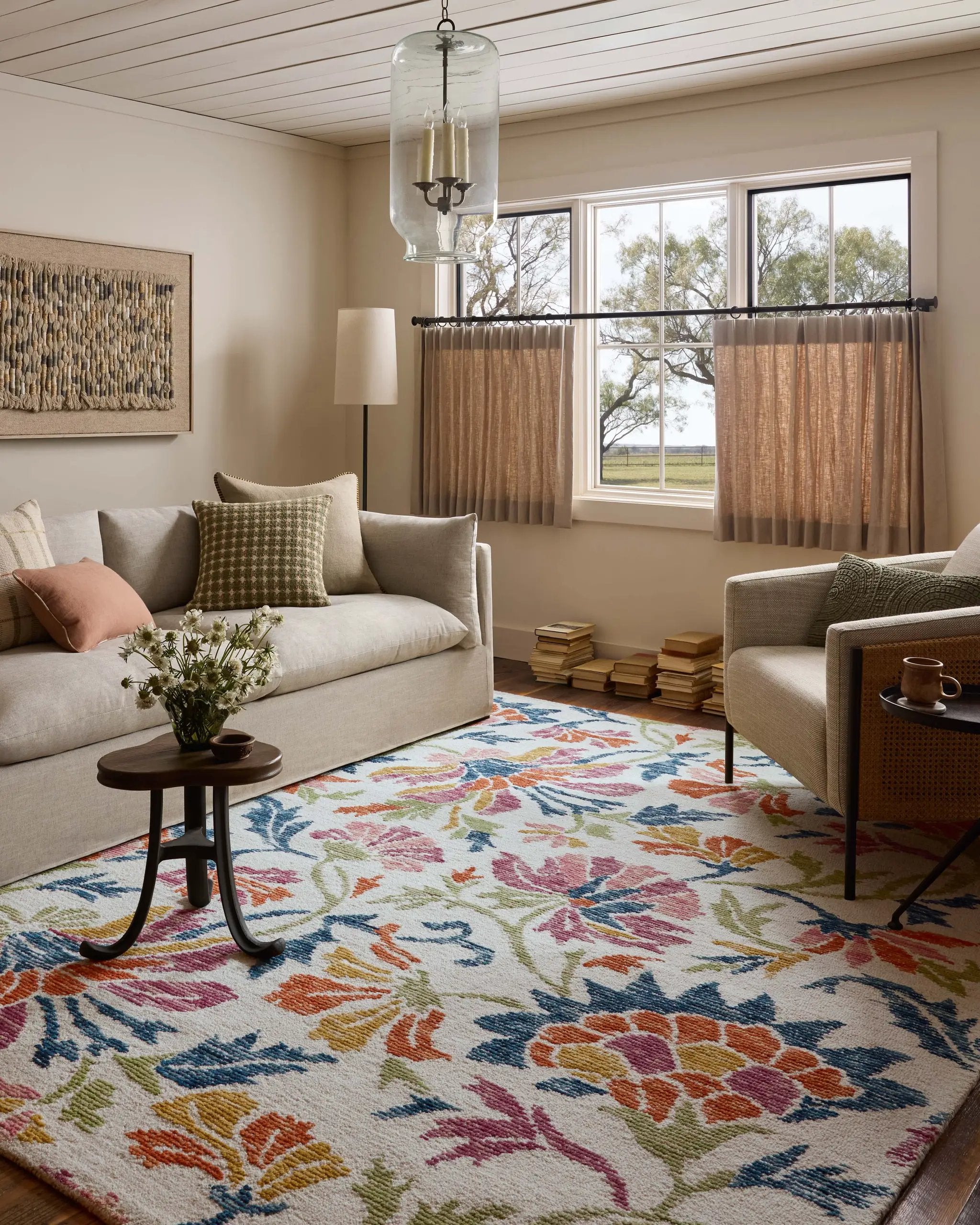 Tilly TIL-02 Ivory / Multi Area Rug by Loloi