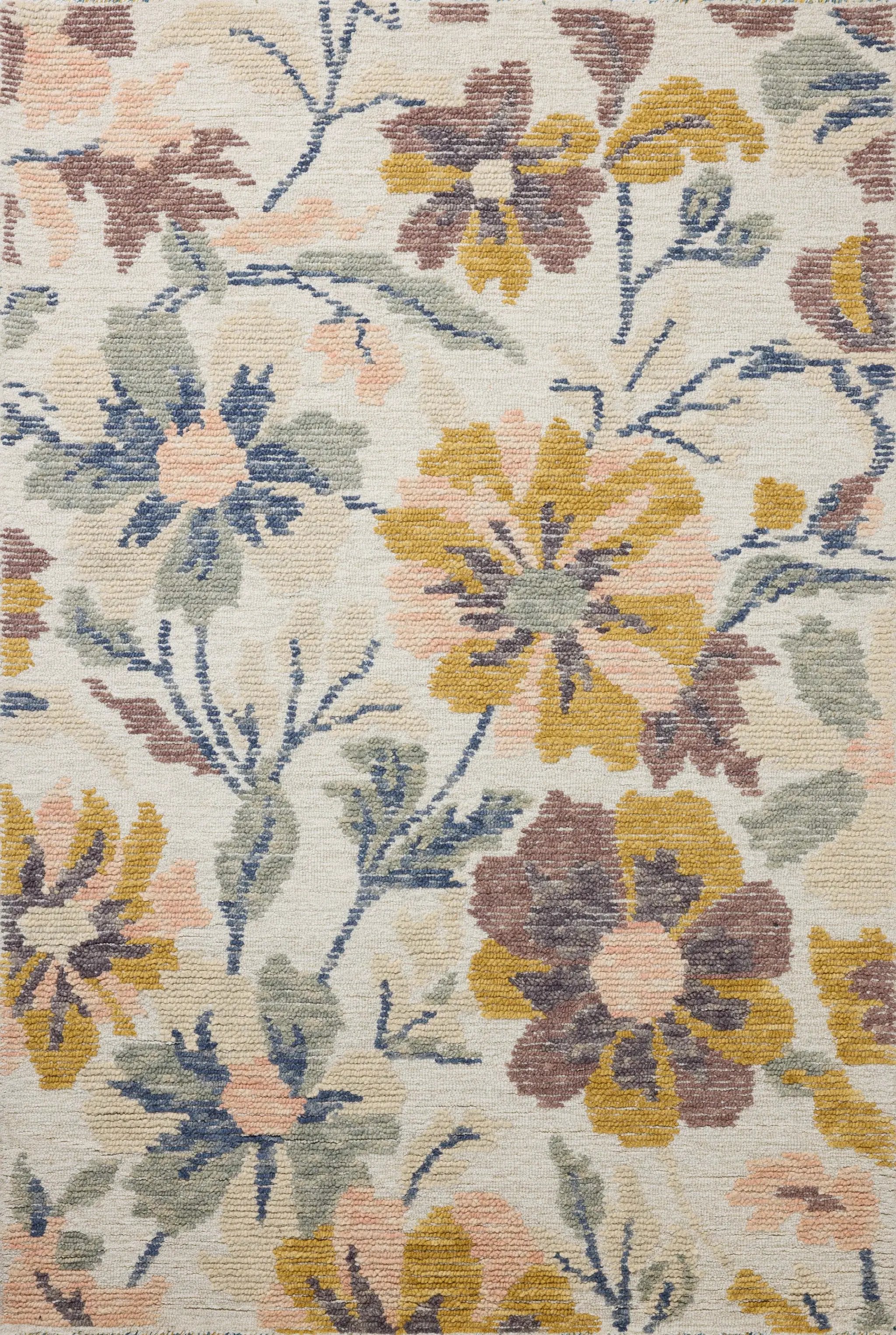 Tilly TIL-03 Bone / Multi Area Rug by Loloi