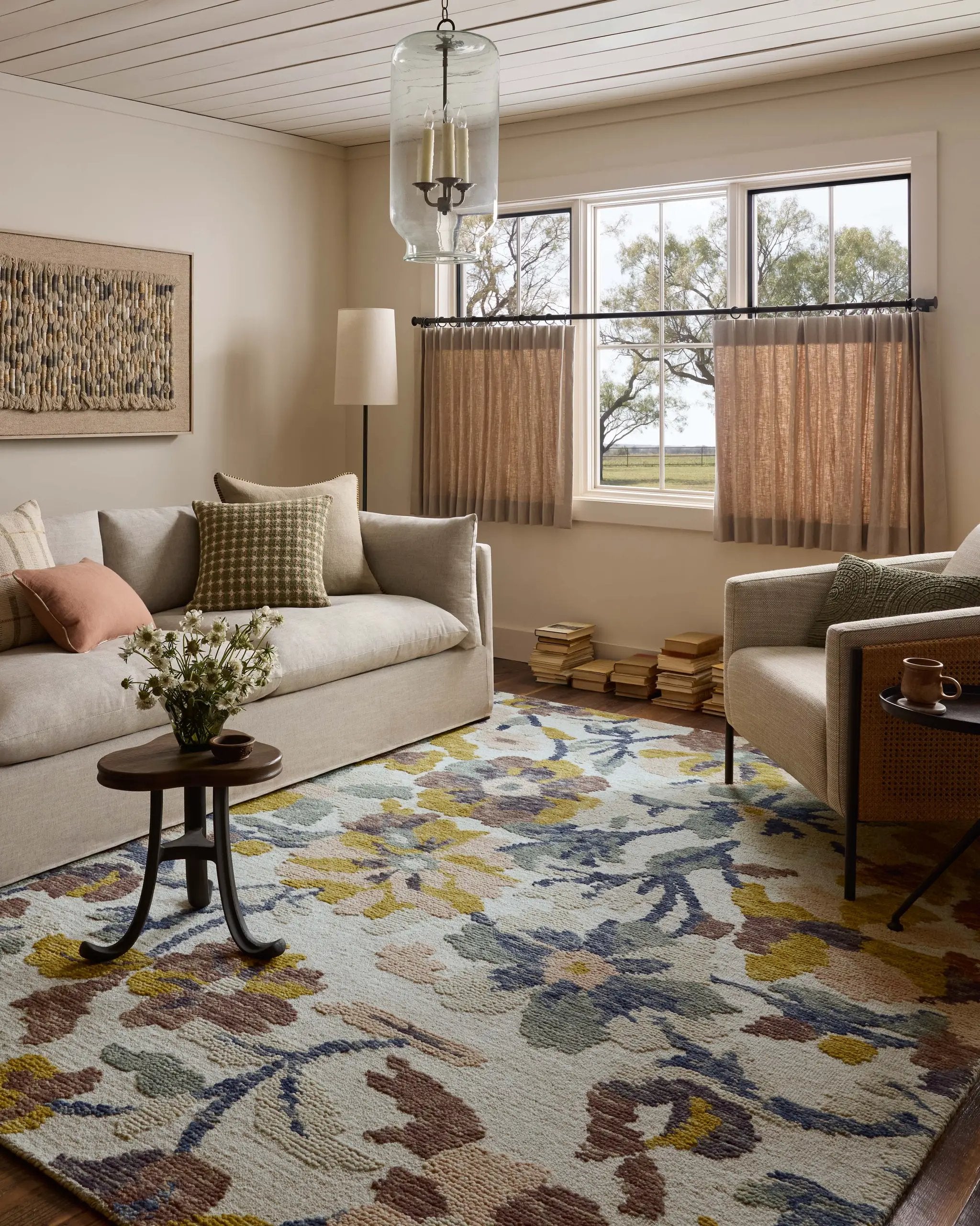Tilly TIL-03 Bone / Multi Area Rug by Loloi