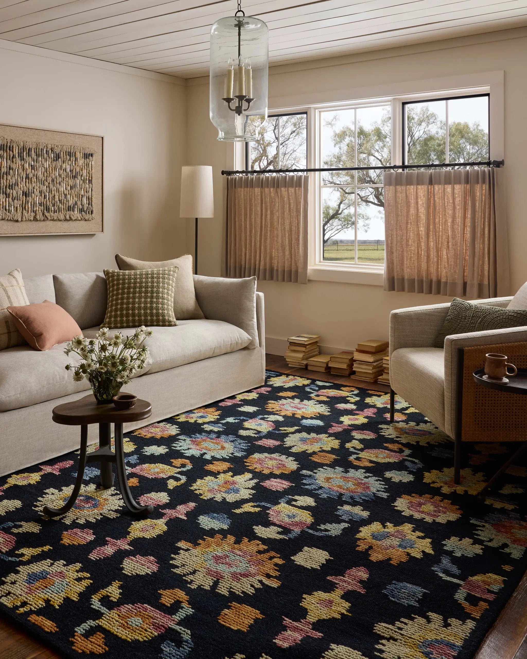Tilly TIL-04 Midnight / Multi Area Rug by Loloi