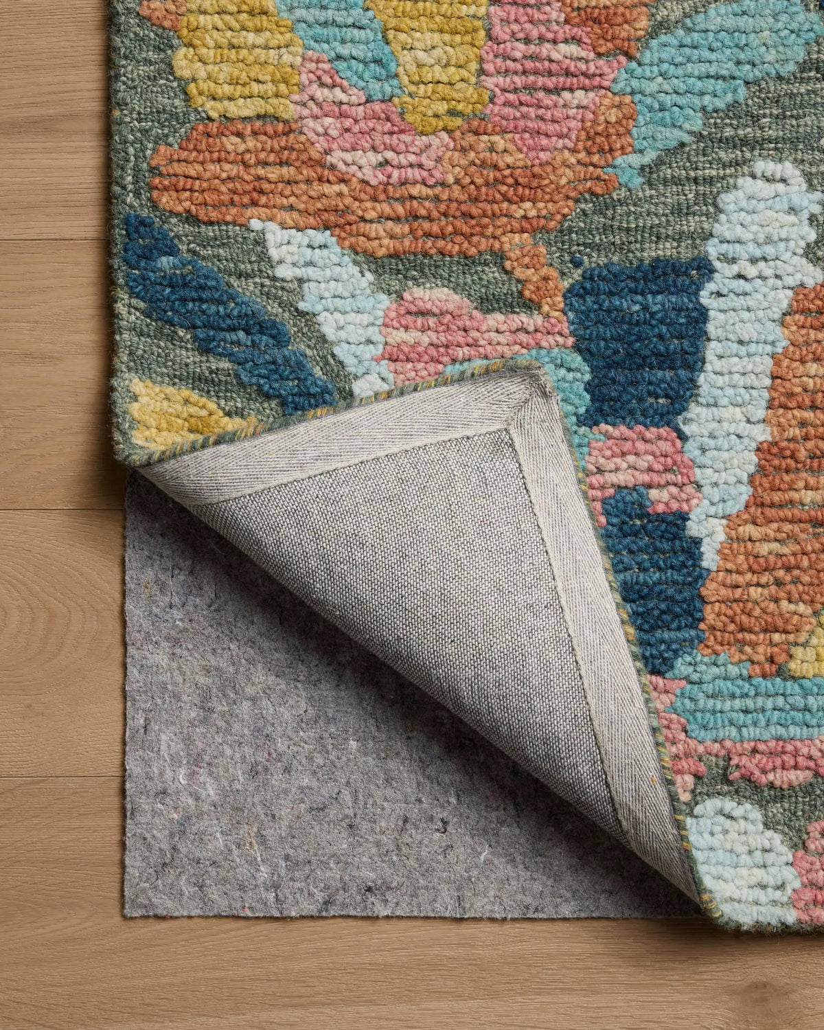 Tilly TIL-05 Green / Multi Area Rug by Loloi