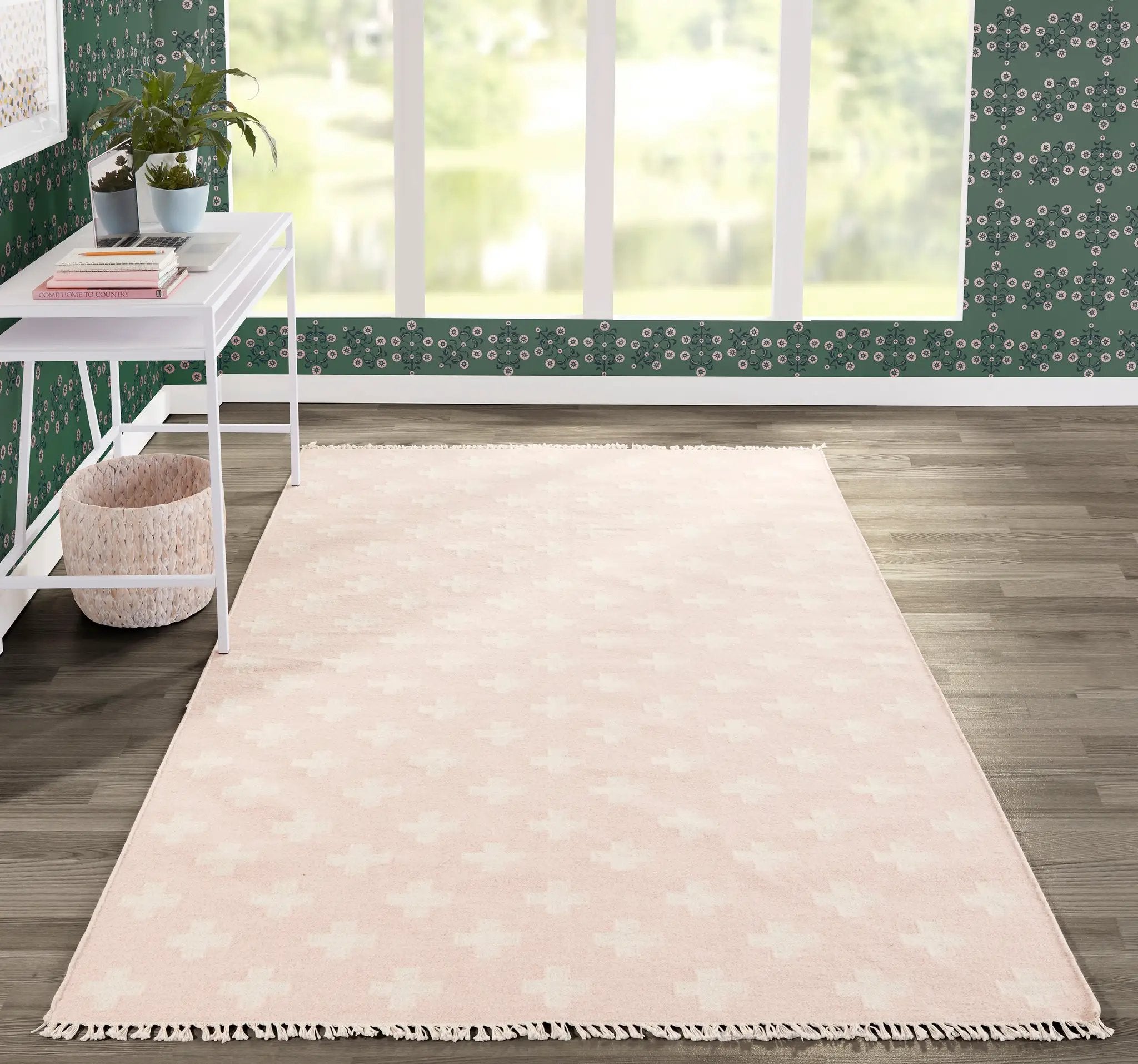 Topanga TOP-1 (Lucille) Pink Area Rug by Novogratz by Momeni