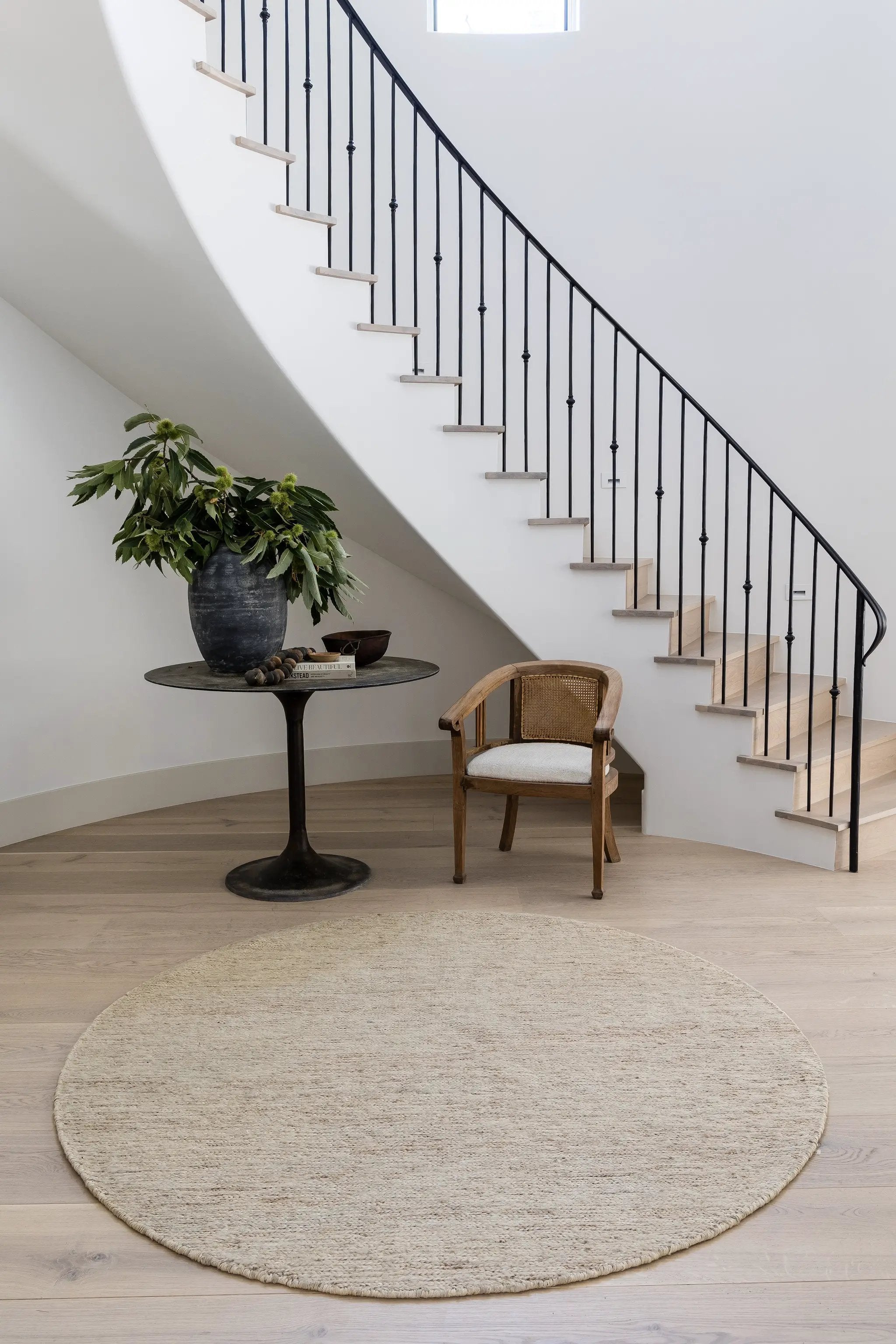 Torquay TOR-1 (Solid) Natural Area Rug by Pure Salt by Momeni