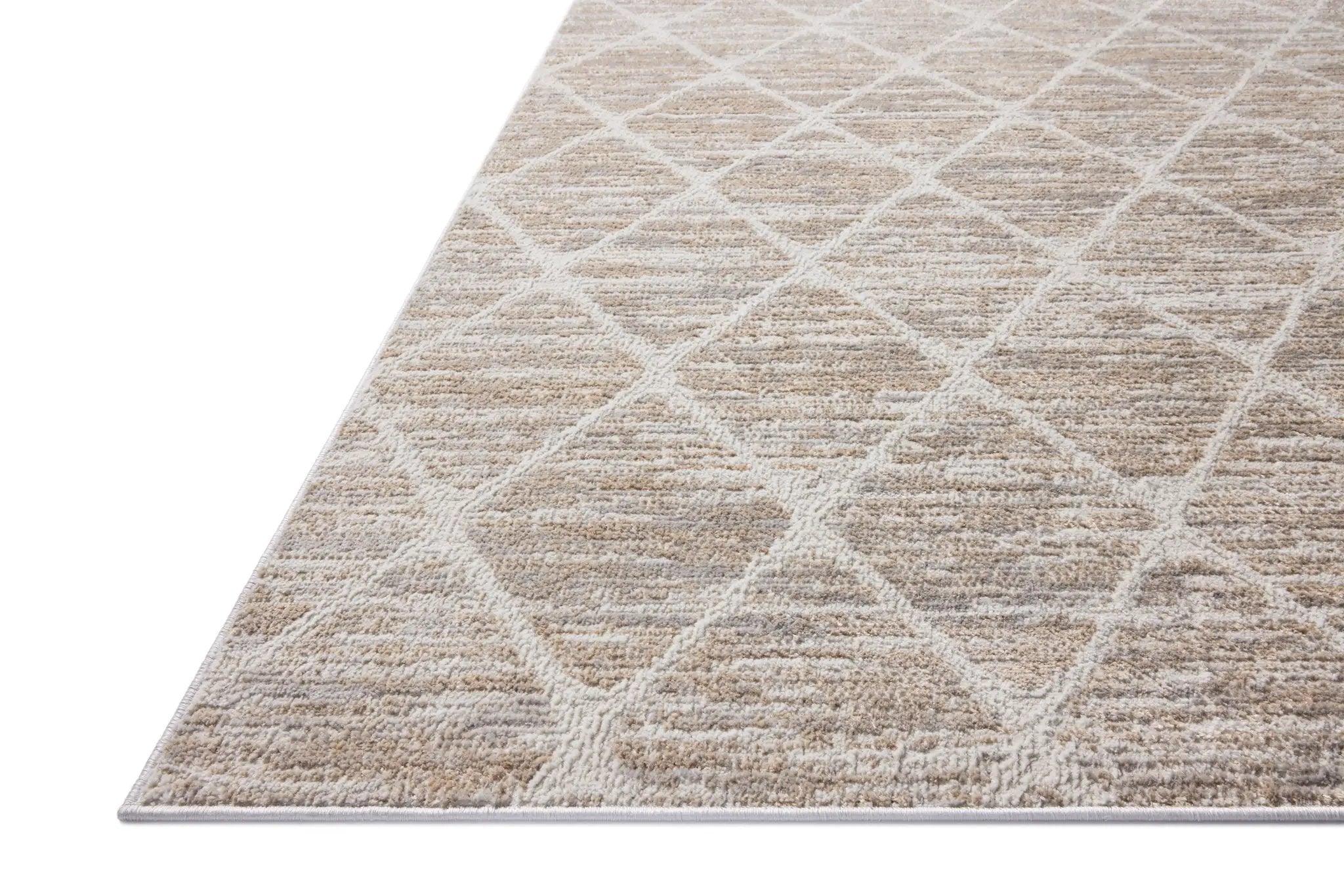 Townes TOW-01 Pebble / Beige Area Rug by Loloi