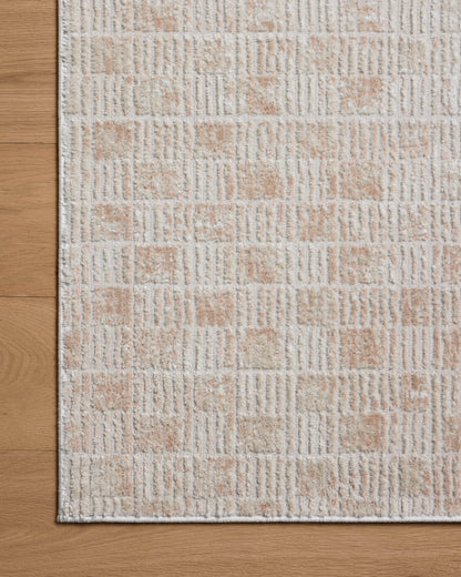 Rich in warm beige and earthy clay hues with abstract detail, the Townes TOW-06 Beige / Clay Area Rug is a power-loomed polyester area rug built for style and comfort