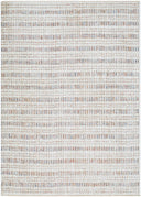 Frank Lloyd Wright Foundation Usonia USO-2308 White Area Rug by LIVABLISS