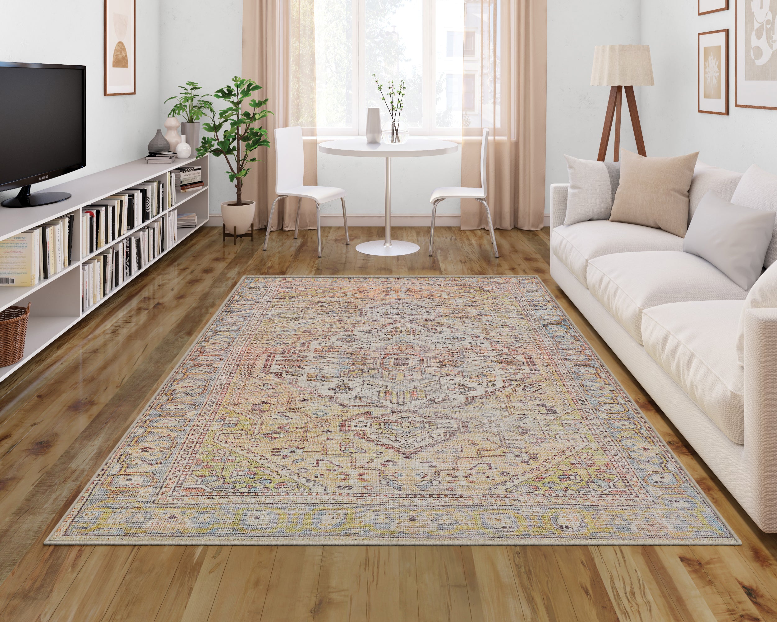 Couristan Imperial Kirman V002-1002 Apricot Area Rug