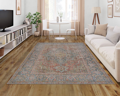 Couristan Imperial Heriz V005-1005 Rust Area Rug