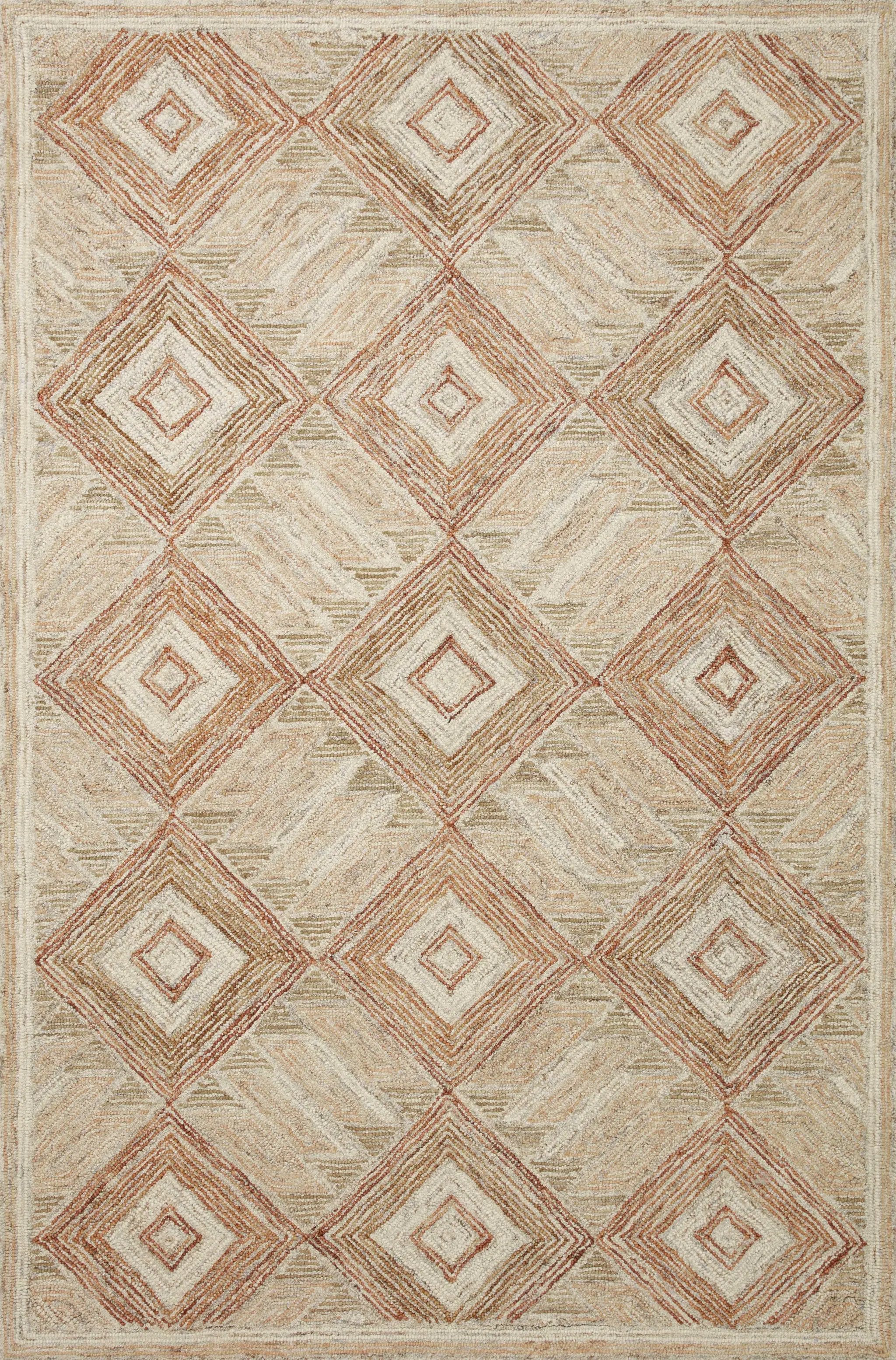 Varena VAR-01 Sand / clay Area Rug by Loloi