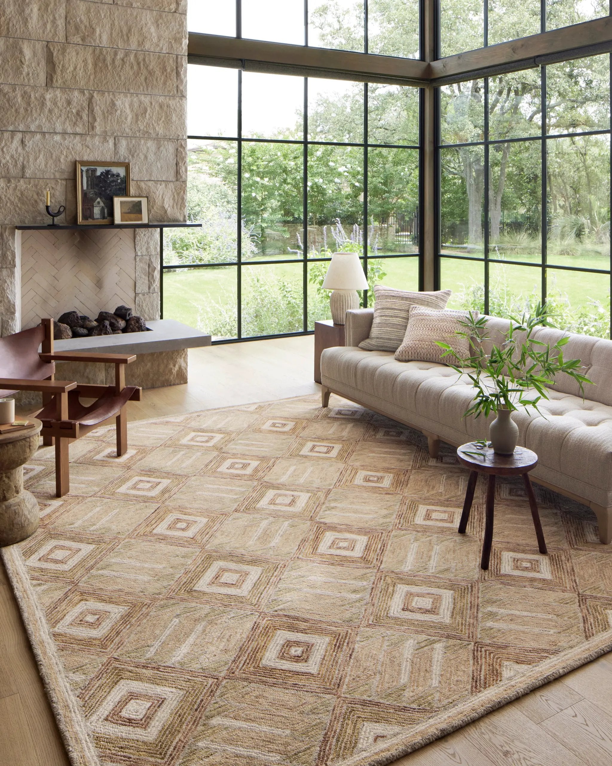 Varena VAR-01 Sand / clay Area Rug by Loloi